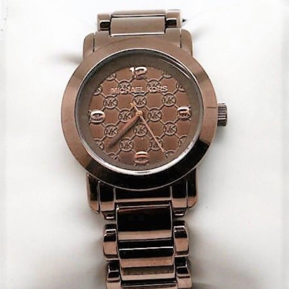 Bronze Michael Kors monogram watch